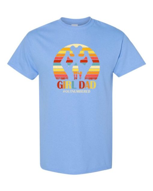 GIRL DAD - Adult Round-neck T-shirt