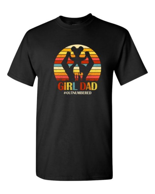 GIRL DAD - Adult Round-neck T-shirt