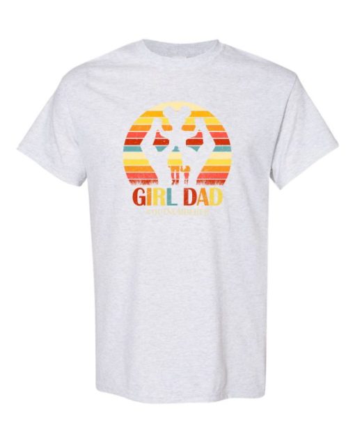 GIRL DAD - Adult Round-neck T-shirt
