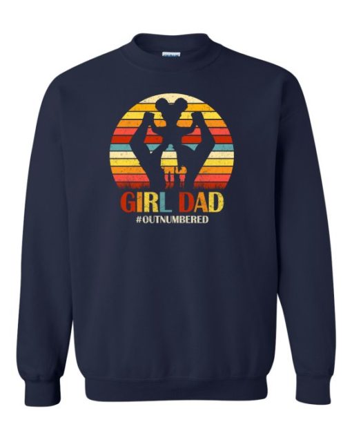 GIRL DAD - Adult Crew Neck Sweatshirt (Unisex)