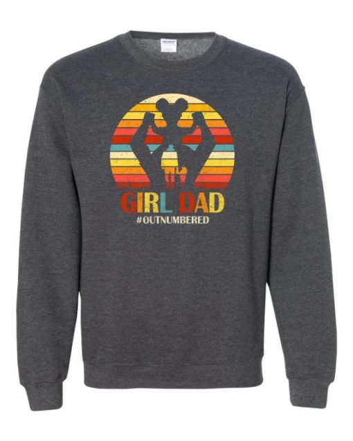 GIRL DAD - Adult Crew Neck Sweatshirt (Unisex)