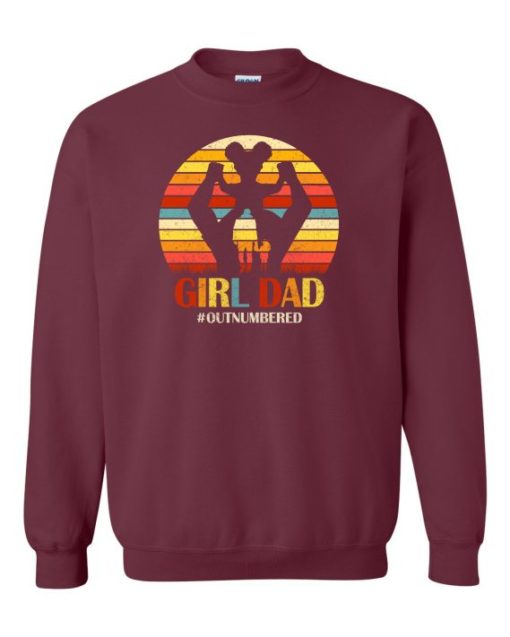 GIRL DAD - Adult Crew Neck Sweatshirt (Unisex)