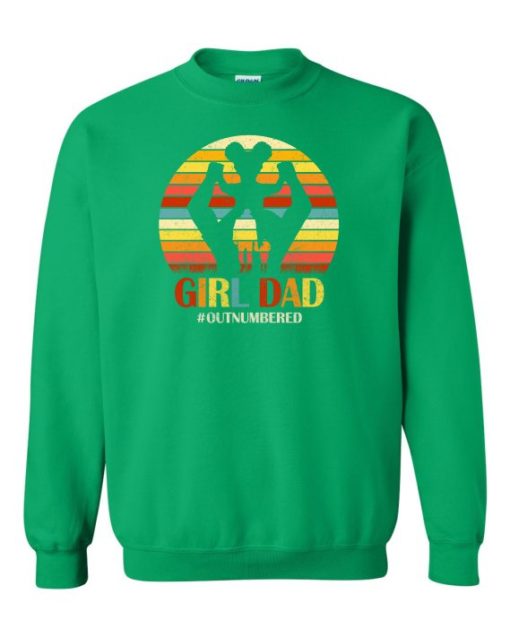 GIRL DAD - Adult Crew Neck Sweatshirt (Unisex)