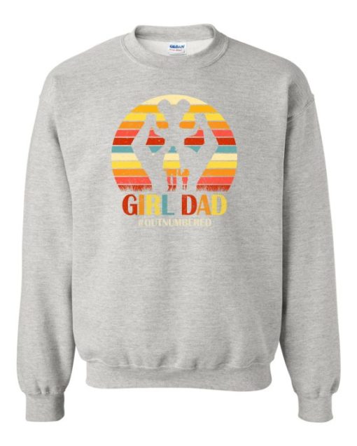 GIRL DAD - Adult Crew Neck Sweatshirt (Unisex)