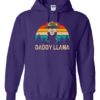 DADDY LLAMA  - Cotton Ouaté Kangourou (Unisexe) Pour Adulte