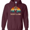 DADDY LLAMA  - Cotton Ouaté Kangourou (Unisexe) Pour Adulte