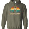 DADDY LLAMA  - Cotton Ouaté Kangourou (Unisexe) Pour Adulte