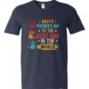 HAPPY FATHERS DAY TO THE BEST DAD - Adult V-neck T-shirt