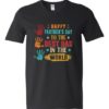 HAPPY FATHERS DAY TO THE BEST DAD - Adult V-neck T-shirt