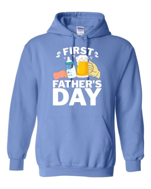 FIRST FATHERS DAY  - Cotton Ouaté Kangourou (Unisexe) Pour Adulte