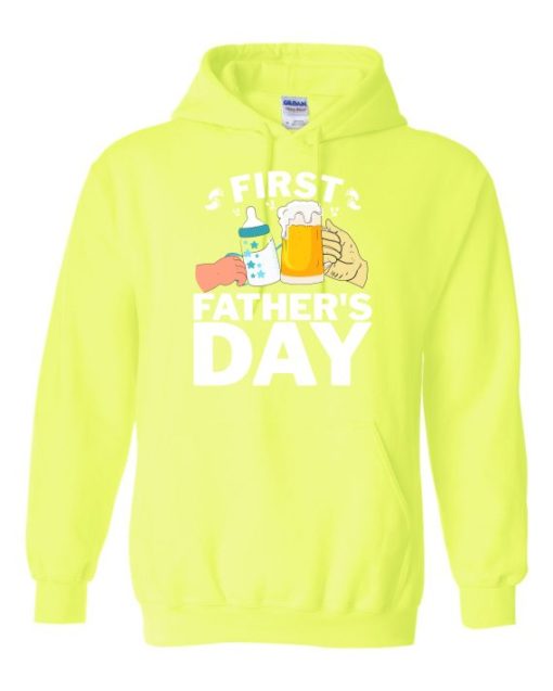 FIRST FATHERS DAY  - Cotton Ouaté Kangourou (Unisexe) Pour Adulte