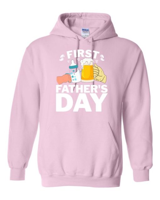FIRST FATHERS DAY  - Cotton Ouaté Kangourou (Unisexe) Pour Adulte
