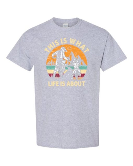 THIS IS WHAT LIFE IS ABOUT  - Adult Round-neck T-shirt