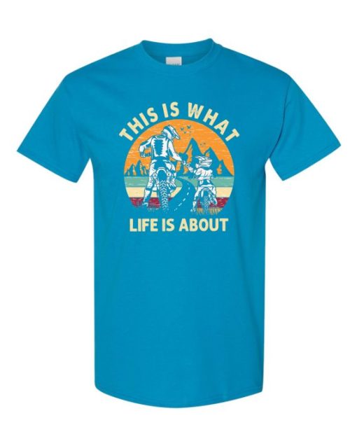 THIS IS WHAT LIFE IS ABOUT  - Adult Round-neck T-shirt