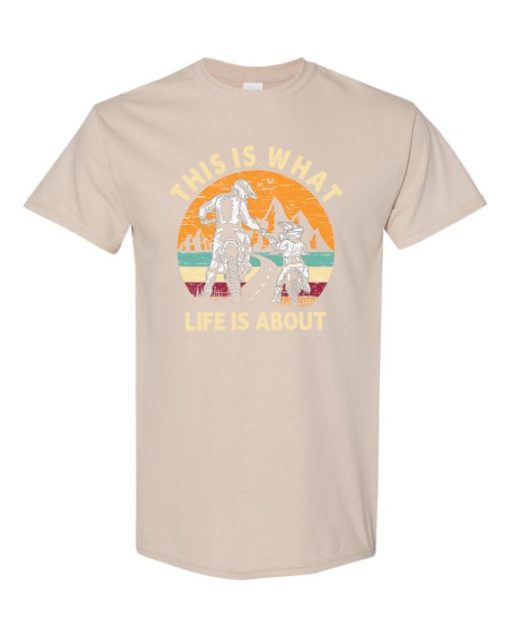THIS IS WHAT LIFE IS ABOUT  - Adult Round-neck T-shirt