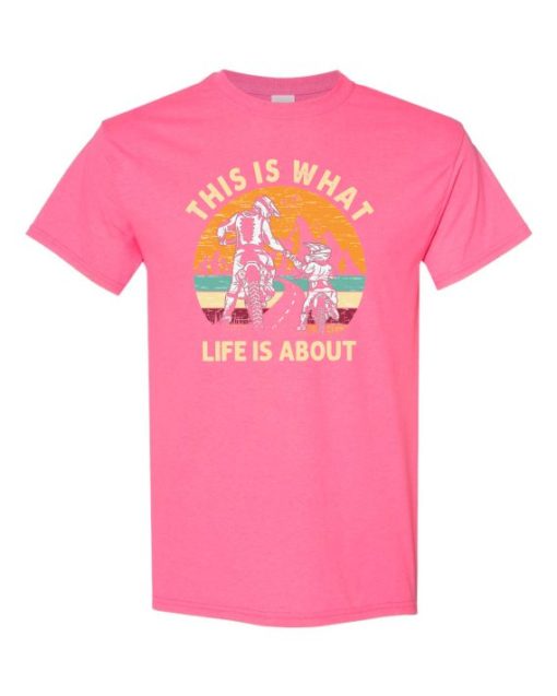 THIS IS WHAT LIFE IS ABOUT  - Adult Round-neck T-shirt