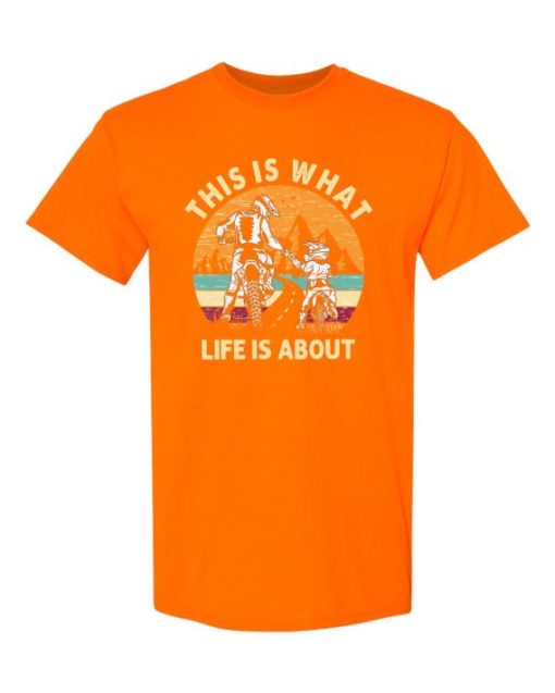 THIS IS WHAT LIFE IS ABOUT  - Adult Round-neck T-shirt