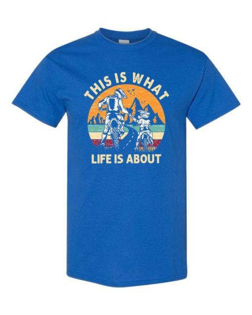 THIS IS WHAT LIFE IS ABOUT  - Adult Round-neck T-shirt