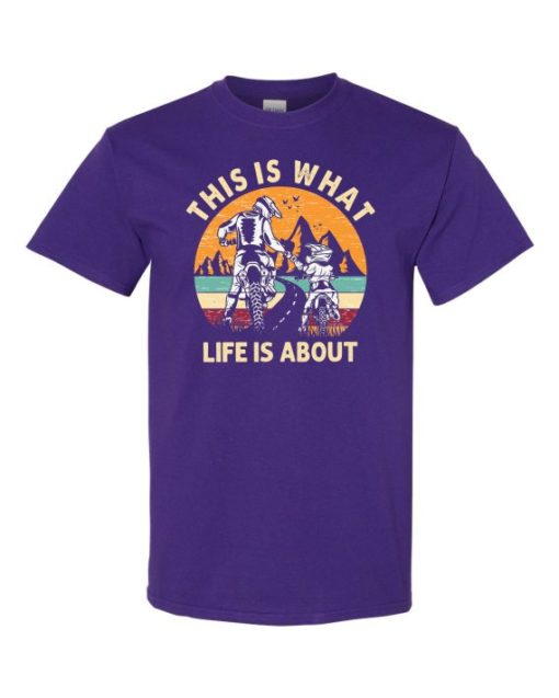 THIS IS WHAT LIFE IS ABOUT  - Adult Round-neck T-shirt
