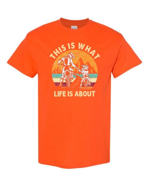 THIS IS WHAT LIFE IS ABOUT  - Adult Round-neck T-shirt