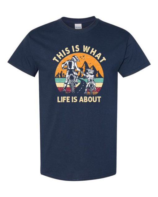 THIS IS WHAT LIFE IS ABOUT  - Adult Round-neck T-shirt