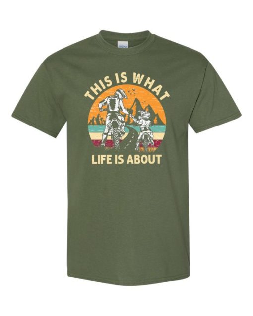 THIS IS WHAT LIFE IS ABOUT  - Adult Round-neck T-shirt
