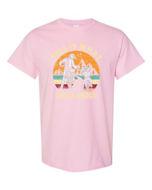 THIS IS WHAT LIFE IS ABOUT  - Adult Round-neck T-shirt