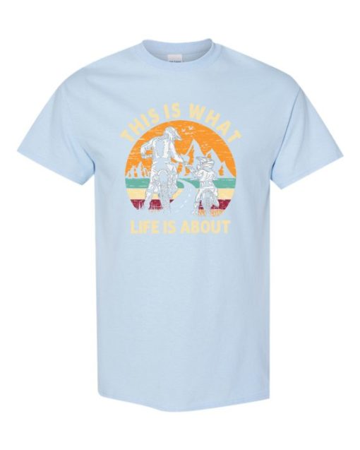 THIS IS WHAT LIFE IS ABOUT  - Adult Round-neck T-shirt