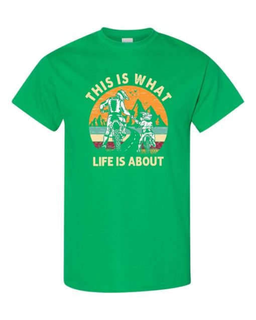 THIS IS WHAT LIFE IS ABOUT  - Adult Round-neck T-shirt