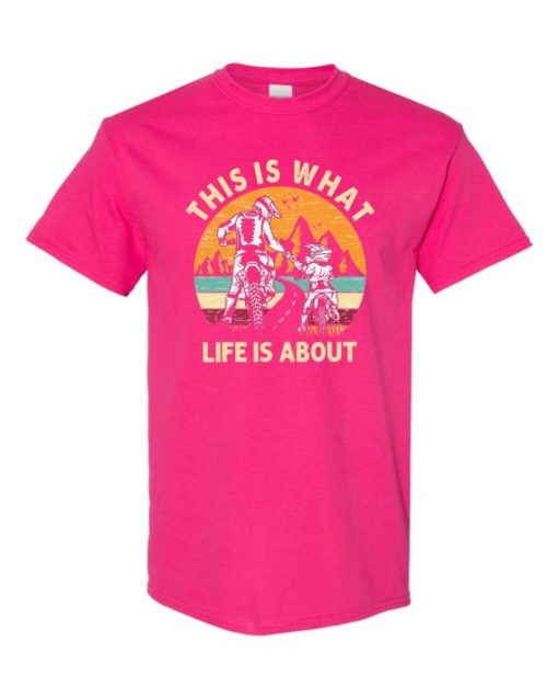 THIS IS WHAT LIFE IS ABOUT  - Adult Round-neck T-shirt