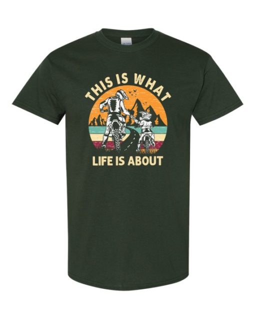 THIS IS WHAT LIFE IS ABOUT  - Adult Round-neck T-shirt