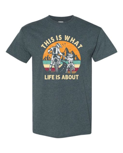 THIS IS WHAT LIFE IS ABOUT  - Adult Round-neck T-shirt