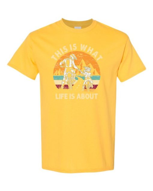 THIS IS WHAT LIFE IS ABOUT  - Adult Round-neck T-shirt