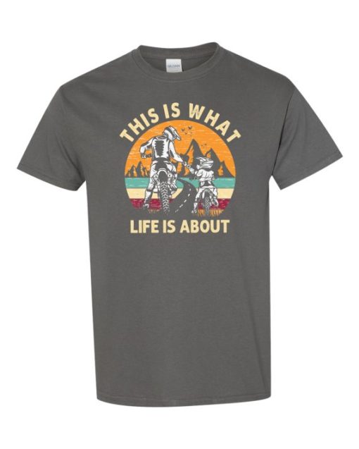 THIS IS WHAT LIFE IS ABOUT  - Adult Round-neck T-shirt