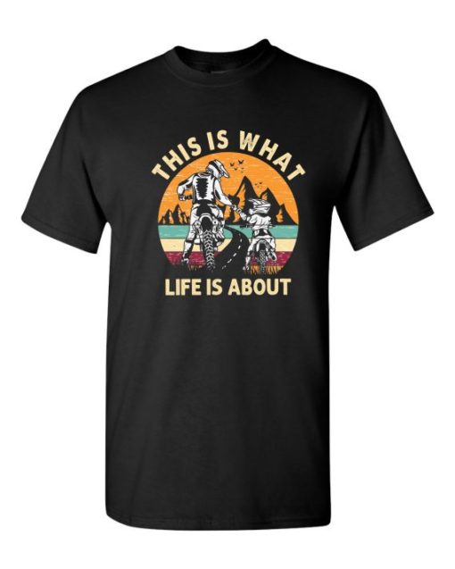 THIS IS WHAT LIFE IS ABOUT  - Adult Round-neck T-shirt