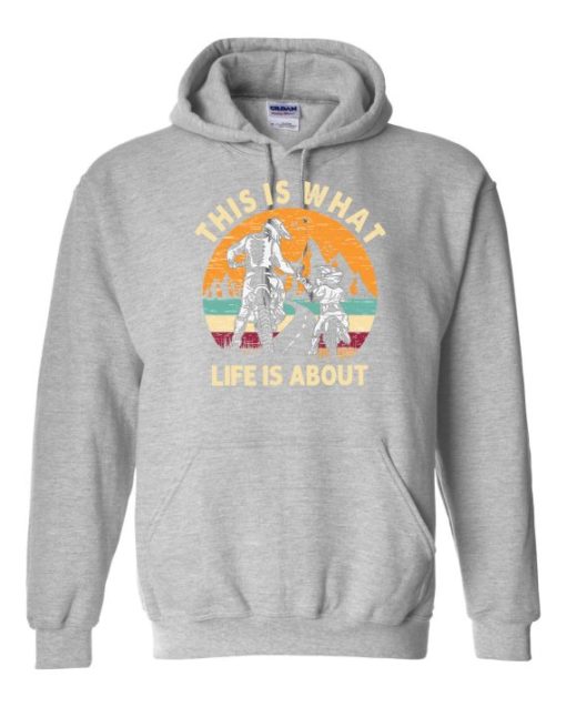 THIS IS WHAT LIFE IS ABOUT  - Adult Hooded Sweatshirt (Unisex)