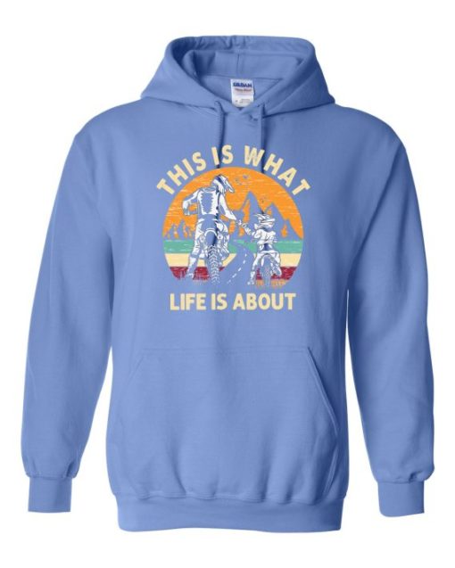 THIS IS WHAT LIFE IS ABOUT  - Adult Hooded Sweatshirt (Unisex)