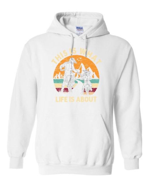 THIS IS WHAT LIFE IS ABOUT  - Adult Hooded Sweatshirt (Unisex)