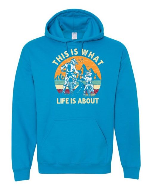 THIS IS WHAT LIFE IS ABOUT  - Adult Hooded Sweatshirt (Unisex)