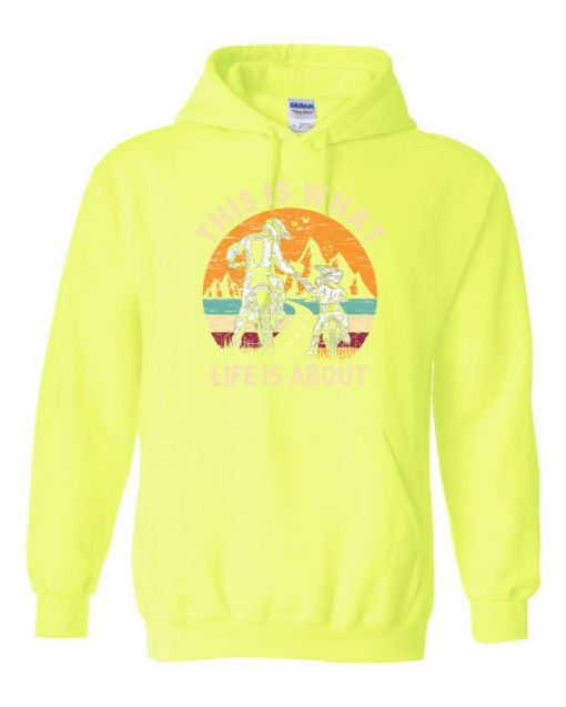 THIS IS WHAT LIFE IS ABOUT  - Adult Hooded Sweatshirt (Unisex)