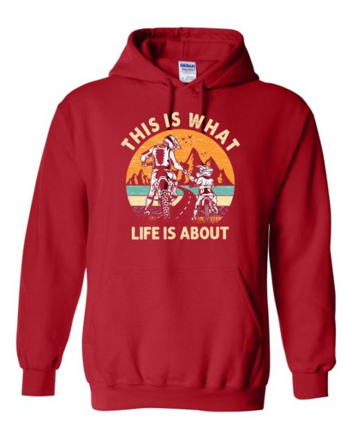 THIS IS WHAT LIFE IS ABOUT  - Adult Hooded Sweatshirt (Unisex)