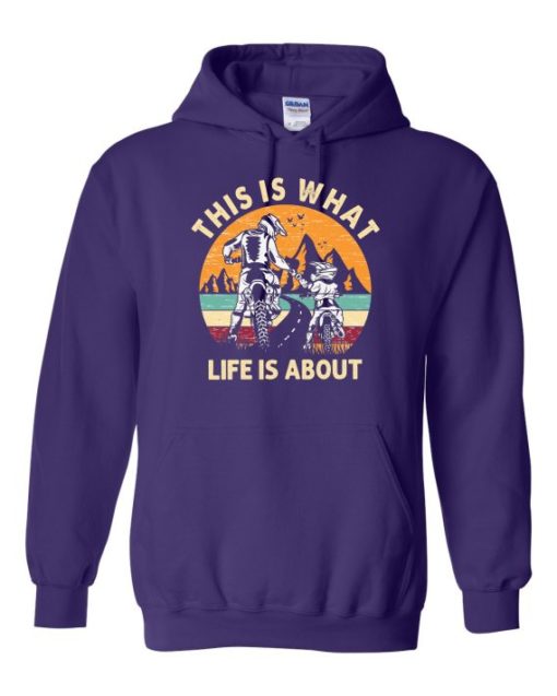 THIS IS WHAT LIFE IS ABOUT  - Adult Hooded Sweatshirt (Unisex)