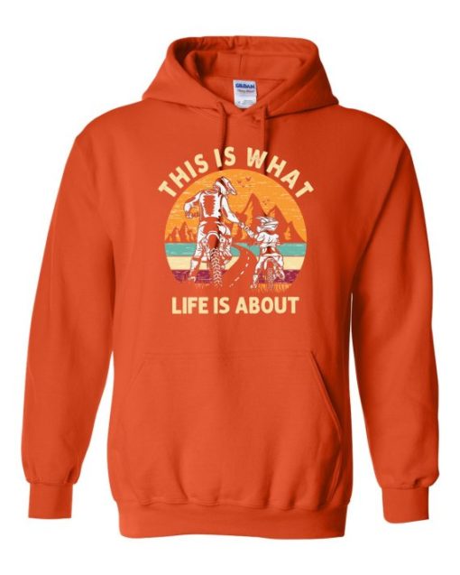 THIS IS WHAT LIFE IS ABOUT  - Adult Hooded Sweatshirt (Unisex)