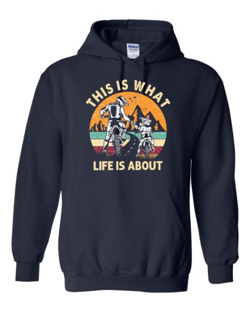 THIS IS WHAT LIFE IS ABOUT  - Adult Hooded Sweatshirt (Unisex)