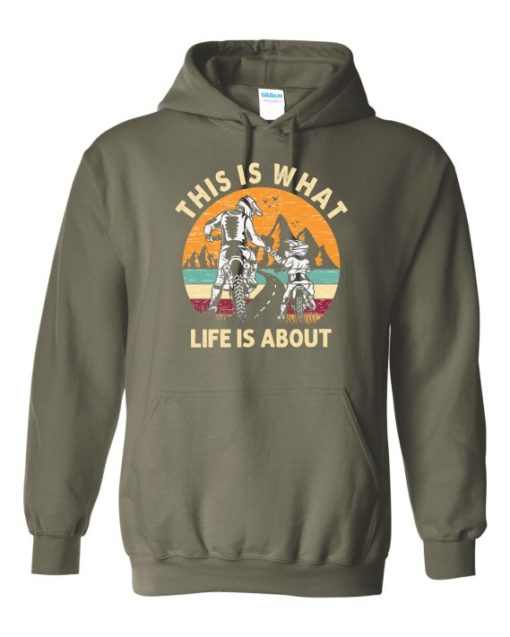 THIS IS WHAT LIFE IS ABOUT  - Adult Hooded Sweatshirt (Unisex)