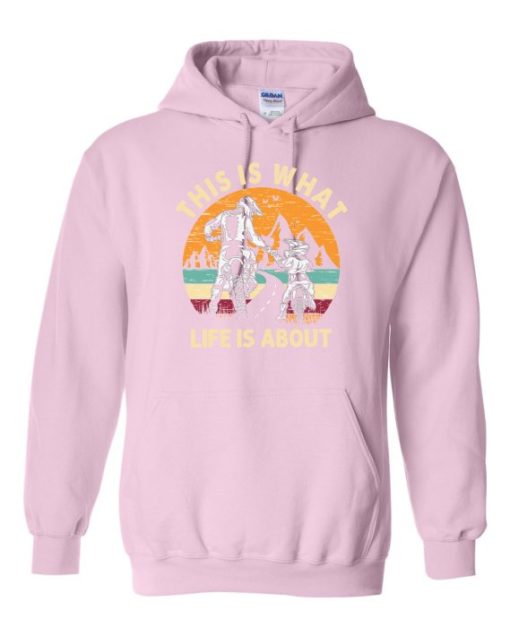 THIS IS WHAT LIFE IS ABOUT  - Adult Hooded Sweatshirt (Unisex)
