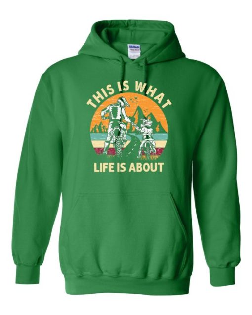 THIS IS WHAT LIFE IS ABOUT  - Adult Hooded Sweatshirt (Unisex)