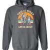 THIS IS WHAT LIFE IS ABOUT  - Adult Hooded Sweatshirt (Unisex)