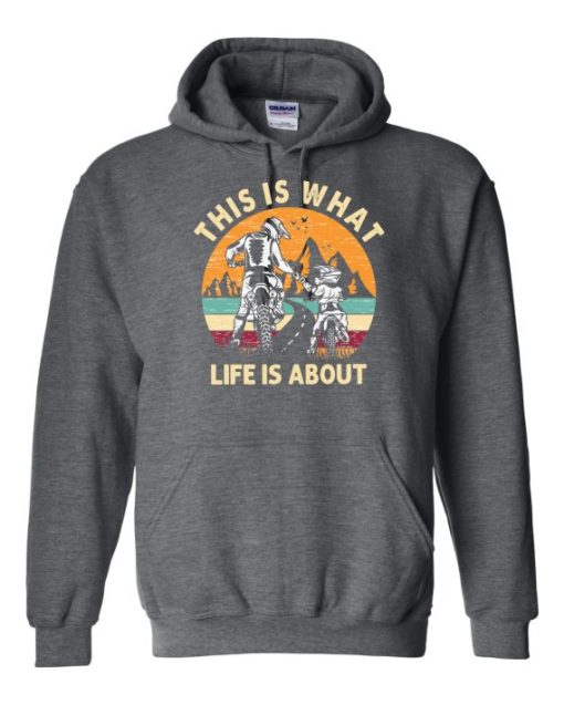 THIS IS WHAT LIFE IS ABOUT  - Adult Hooded Sweatshirt (Unisex)