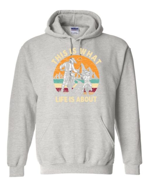 THIS IS WHAT LIFE IS ABOUT  - Adult Hooded Sweatshirt (Unisex)